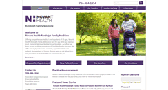 Desktop Screenshot of nhrandolphfamilymedicine.org