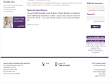 Tablet Screenshot of nhrandolphfamilymedicine.org